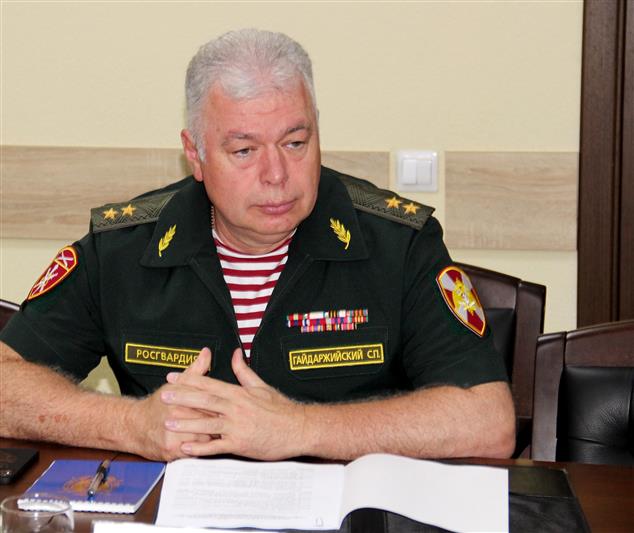 В Севастополе начальник тероргана Росгвардии принял участие в межведомственном совещании