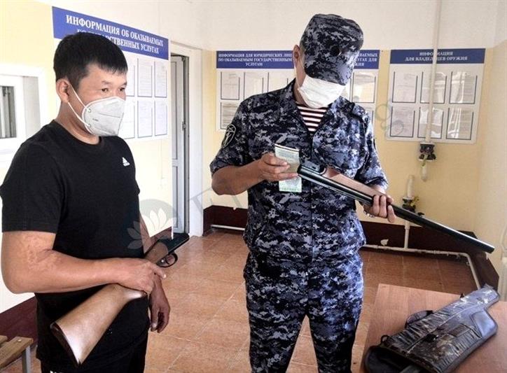 В Калмыкии Росгвардия проводит профилактические мероприятия по контролю оборота оружия