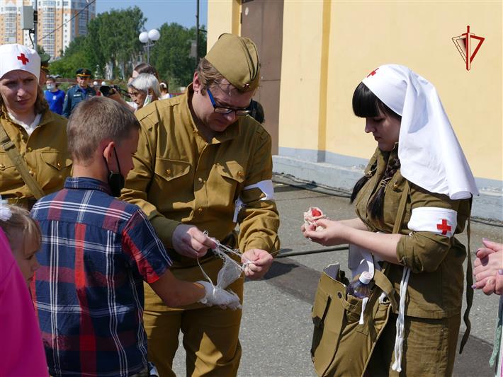 Росгвардия приняла участие в проведении масштабной патриотической акции в Томске