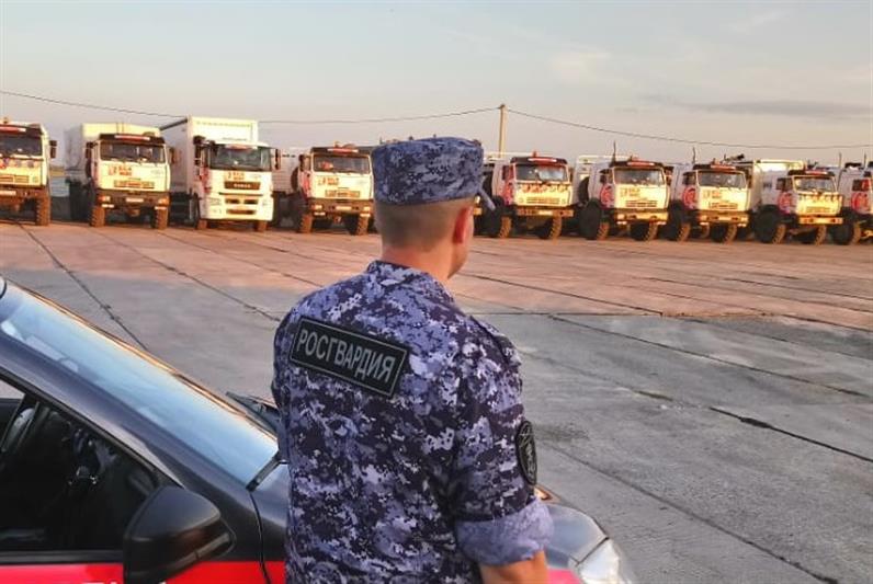 Росгвардия приняла участие в обеспечении безопасности международного ралли «Шелковый путь» 