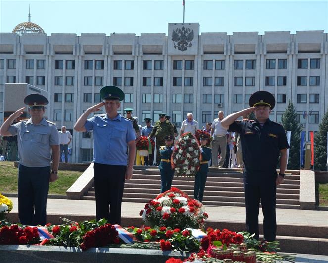 В Приволжье росгвардейцы приняли участие в акции «Свеча памяти»
