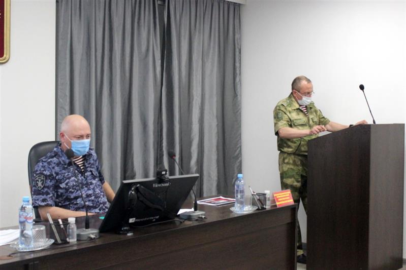 В Сибирском округе Росгвардии проходит учебно-методический сбор руководящего состава 