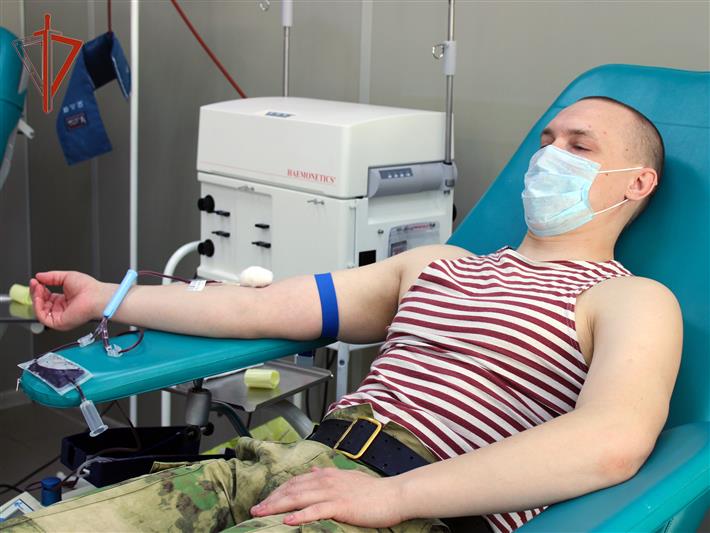 Росгвардейцы сдали кровь в рамках сибирской  благотворительной акции