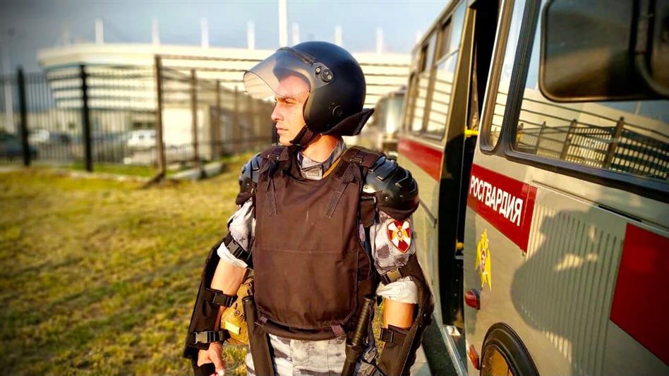 Более 300 росгвардейцев обеспечили правопорядок на матче Суперкубка России по футболу 