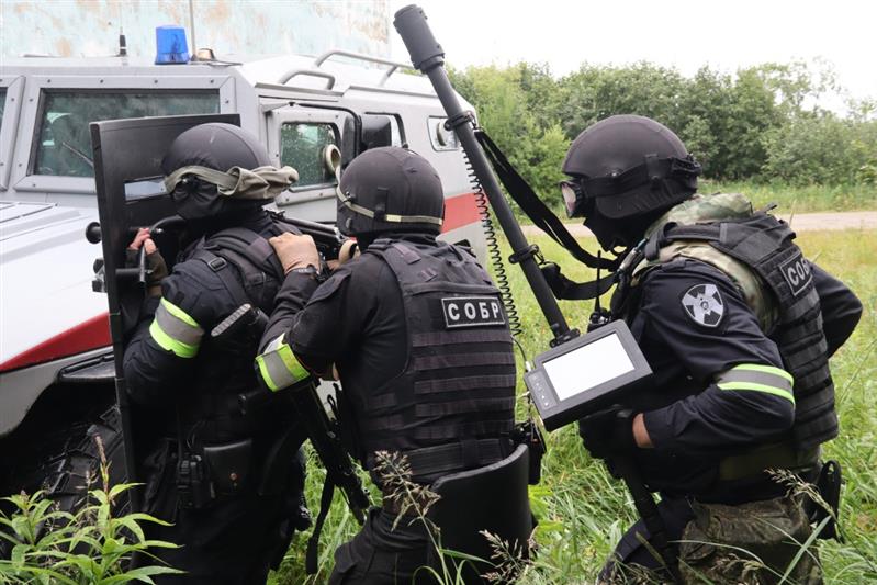 В Магадане росгвардейцы приняли участие в оперативно-стратегических учениях «Заслон-2021»