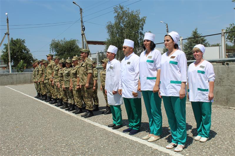 Отдельный медико-санитарный батальон грозненского соединения Росгвардии отметил  21-летие