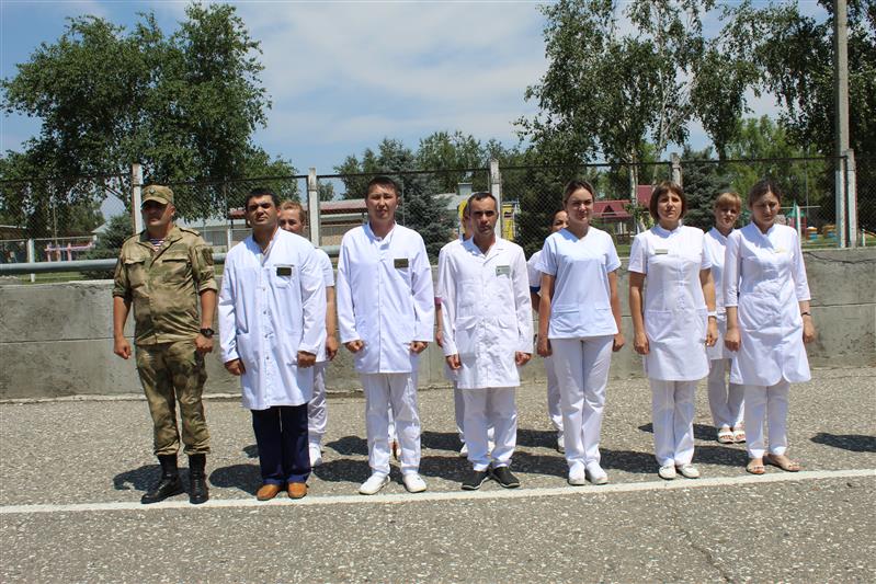 Отдельный медико-санитарный батальон грозненского соединения Росгвардии отметил  21-летие