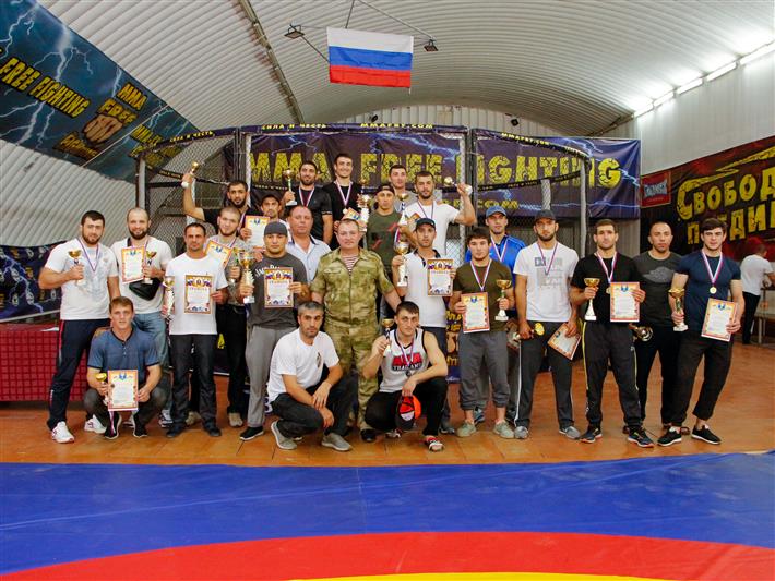 Определились победители чемпионата Северо-Кавказского округа Росгвардии по комплексному единоборству