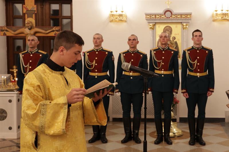 В главном храме Росгвардии состоялось праздничное богослужение (видео)