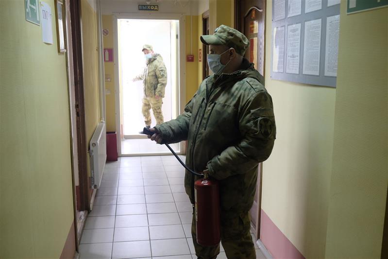 Росгвардия и МЧС России провели пожарно-тактические учения в Ненецком автономном округе