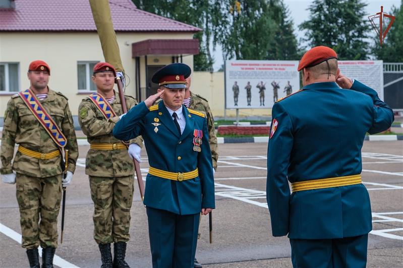 Отдельному отряду специального назначения «Меркурий» Росгвардии вручили боевое знамя