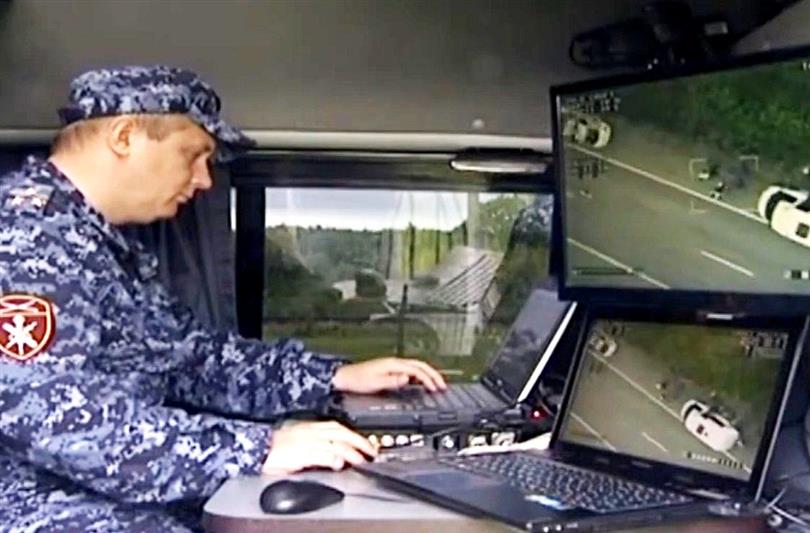 Адыгейский телеканал рассказал о контроле обстановки на автодорогах при помощи беспилотника Росгвардии