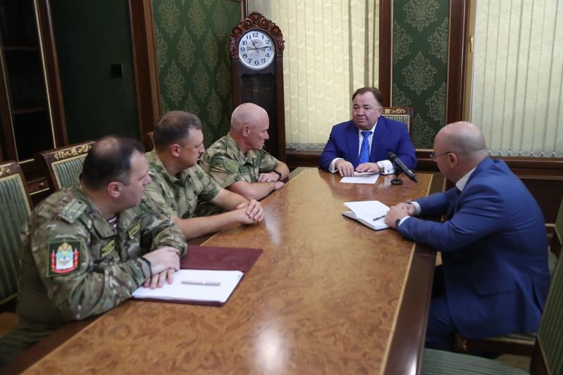 Командующий Северо-Кавказским округом Росгвардии встретился с главой Ингушетии