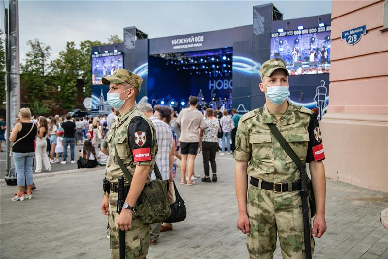Росгвардия обеспечила безопасность празднования 800-летия Нижнего Новгорода