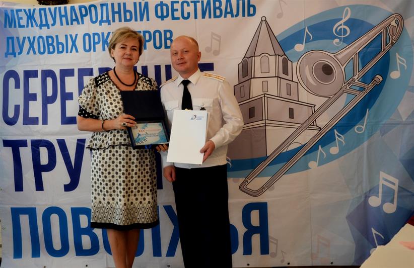 Военные музыканты Росгвардии выступили на юбилейном фестивале «Серебряные трубы Поволжья»