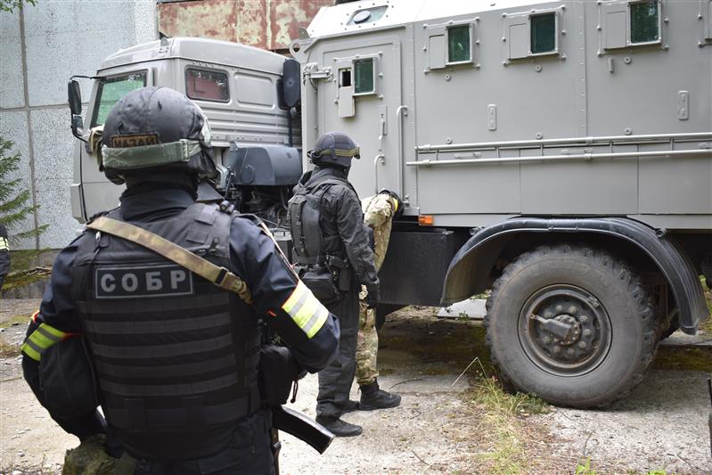 В Сыктывкаре росгвардейцы провели тренировку  по обезвреживанию взрывных устройств
