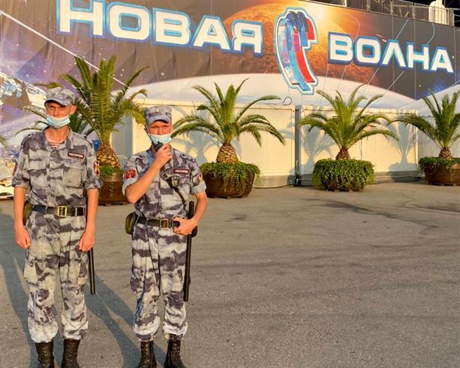 Росгвардия обеспечила правопорядок во время проведения международного музыкального конкурса «Новая волна - 2021» в Сочи