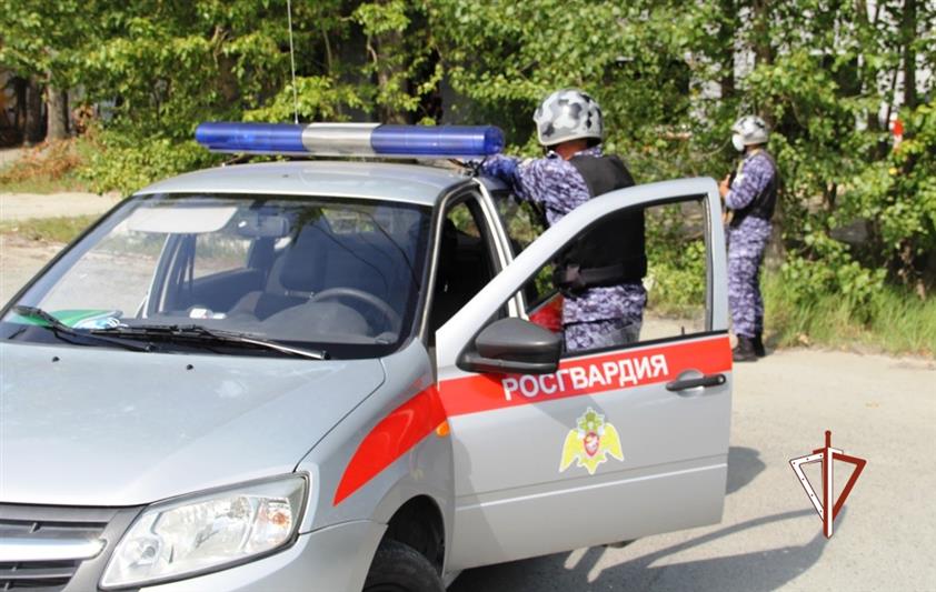 Тюменские росгвардейцы задержали вооруженного правонарушителя