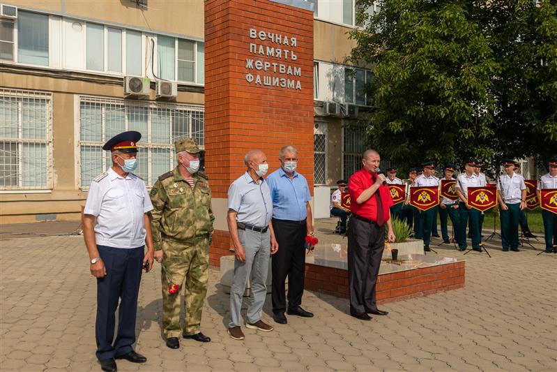 Ветераны войск правопорядка приняли участие в памятной акции в Краснодаре