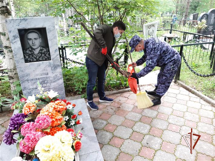 Акция Росгвардии «На страже памяти» состоялась в Югре