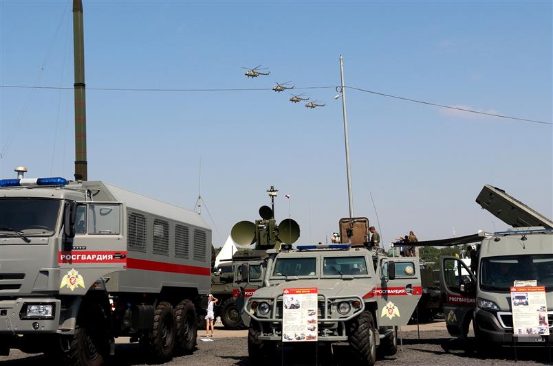 Южный округ Росгвардии продемонстрировал техническую оснащенность ведомства на форуме «Армия-2021»