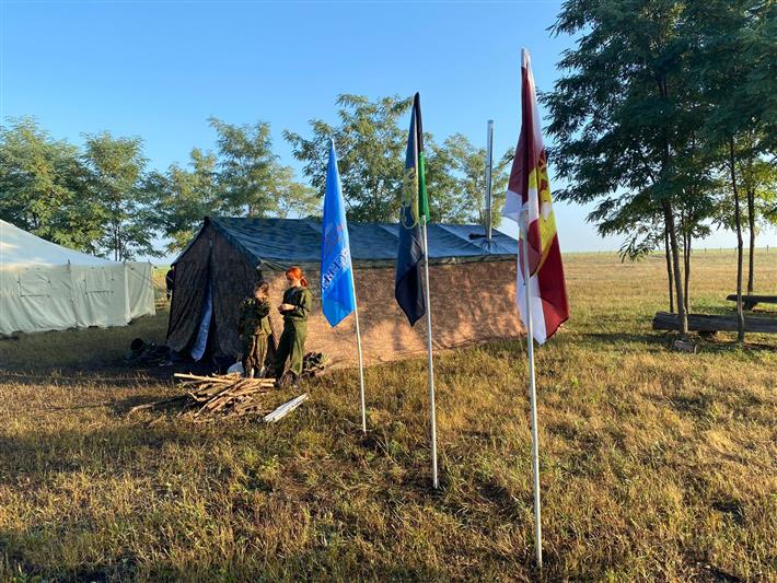 В рамках акции «Каникулы с Росгвардией» прошел полевой выход военно-патриотических клубов Белгородской области 