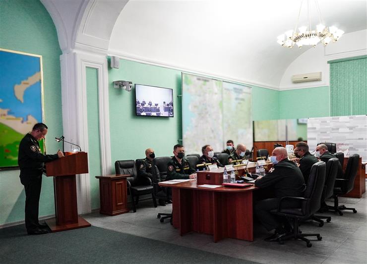 Заседание военного совета Северо-Западного округа Росгвардии состоялось в Санкт-Петербурге 