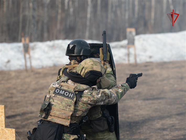 Томский ОМОН Росгвардии отметил 29-летие