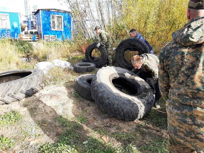 Росгвардейцы в Архангельской области присоединились к экологической акции «Зеленая Россия»