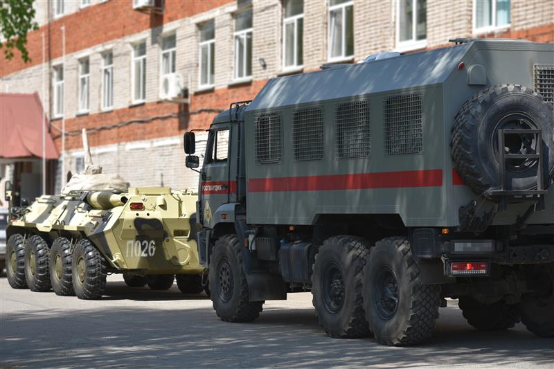 Сотрудники Росгвардии приняли участие в антитеррористическом учении в Удмуртии