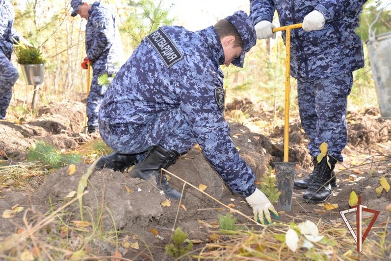Росгвардия поддержала всероссийскую экологическую акцию на Среднем Урале
