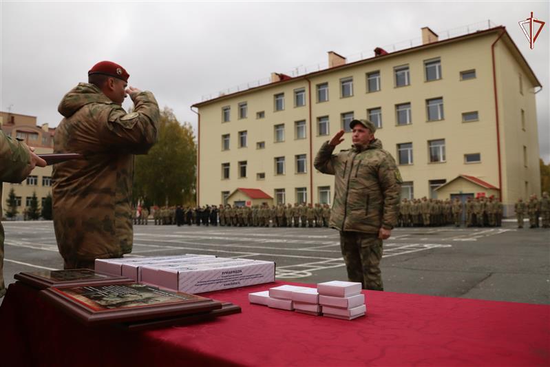 Военнослужащие отряда спецназа «Ермак» Росгвардии отметили профессиональный праздник