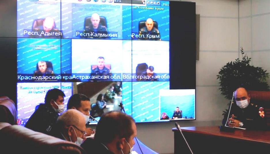 В Астраханской области сотрудники Росгвардии отработали действия при возникновении ЧС 