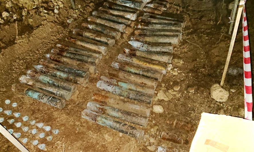 Взрывотехники севастопольского ОМОН Росгвардии обследовали снаряды времен Великой Отечественной войны