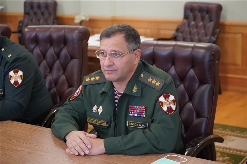 Командующий Центральным округом Росгвардии проверил деятельность тероргана ведомства в Брянской области