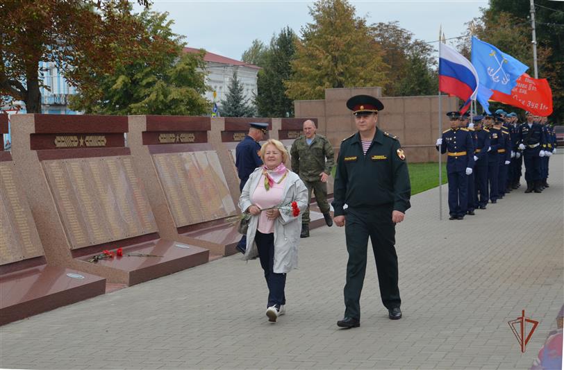 В Тамбовской области росгвардейцы приняли участие в открытии военно-мемориального комплекса