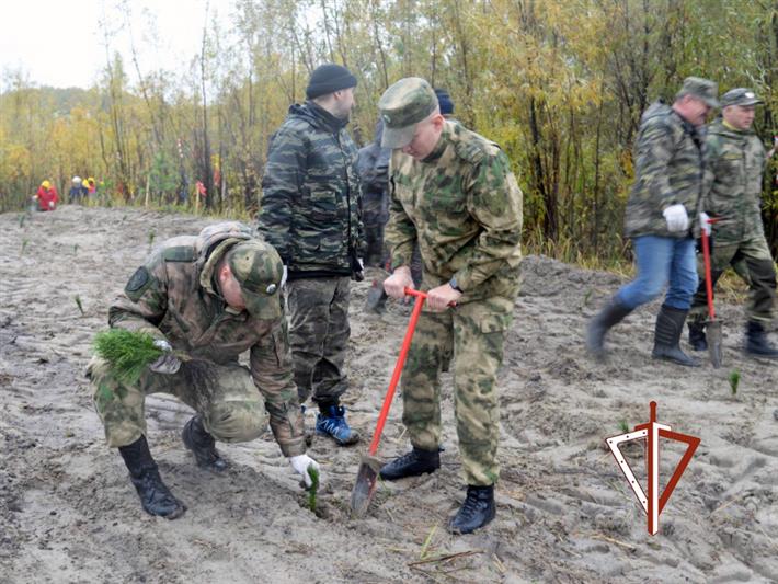 Росгвардейцы присоединились к всероссийскому экологическому проекту в Югре