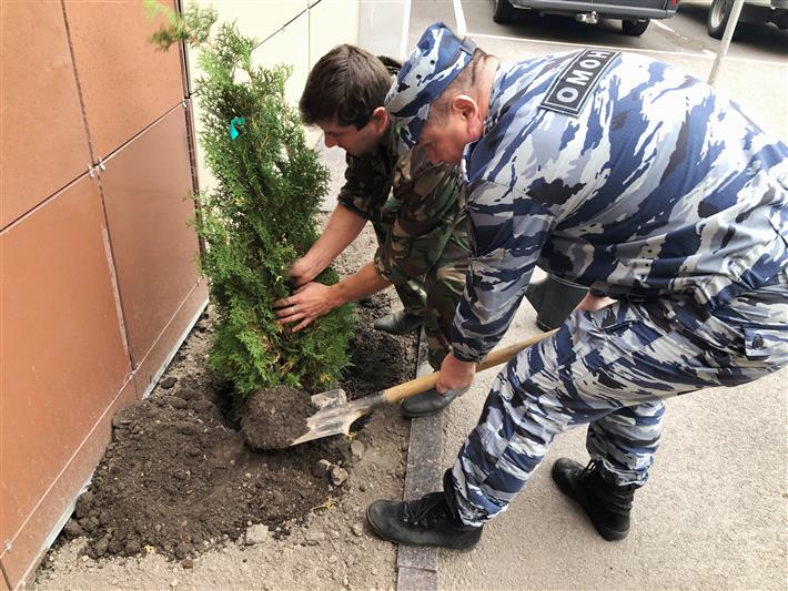 Росгвардия поддержала всероссийскую экологическую акцию в Санкт-Петербурге