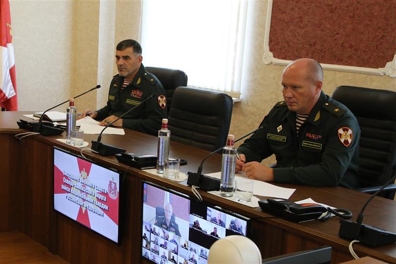 В Северо-Кавказском округе войск национальной гвардии Российской Федерации состоялся военный совет 