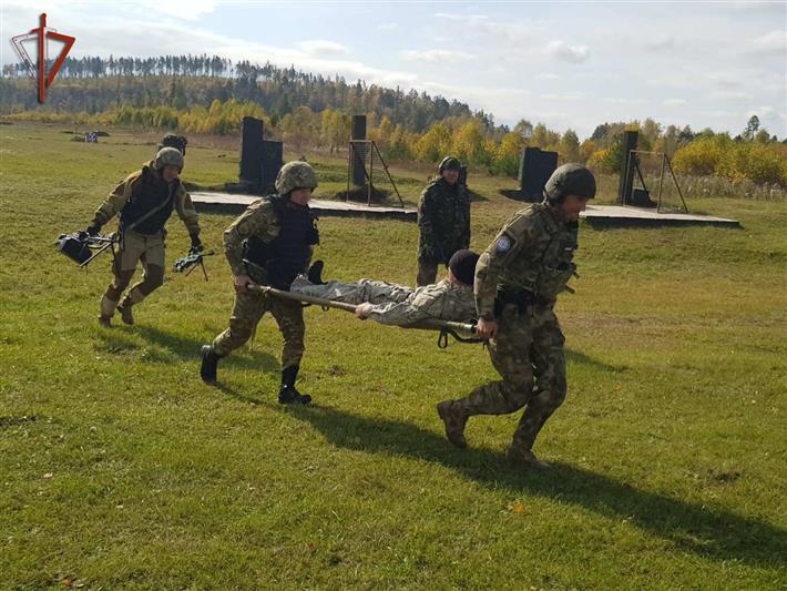 Полевой выход ангарского ОМОН Росгвардии прошел в Иркутской области