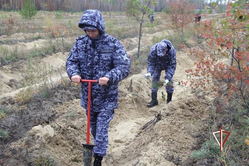 Росгвардия поддержала национальные экологические проекты на Урале