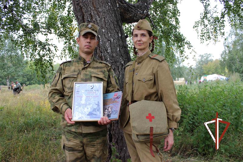 На Южном Урале сотрудники Росгвардии  приняли участие военно-историческом фестивале