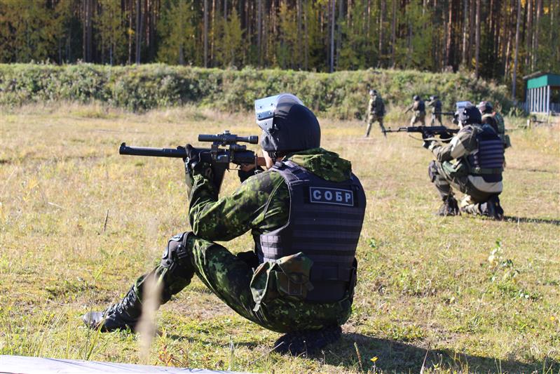 Завершился полевой выход сыктывкарского СОБР Росгвардии