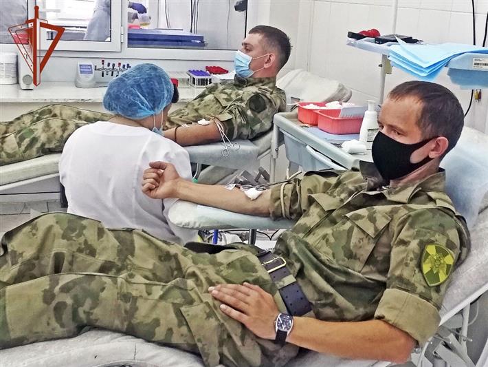 Росгвардия поддержала донорскую акцию в Хакасии