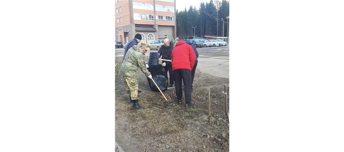 Акцию «Зеленая Россия» поддержали росгвардейцы в Сыктывкаре