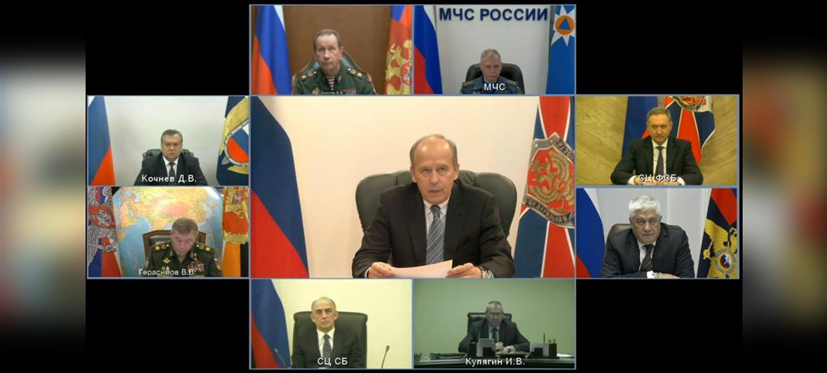 Директор Росгвардии генерал армии Виктор Золотов принял участие в заседании Федерального оперативного штаба