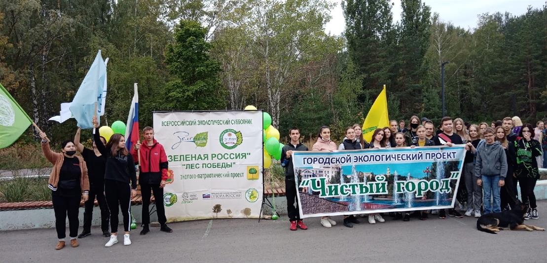 Сотрудники липецкого СОБР приняли участие во всероссийском субботнике «Зеленая Россия»