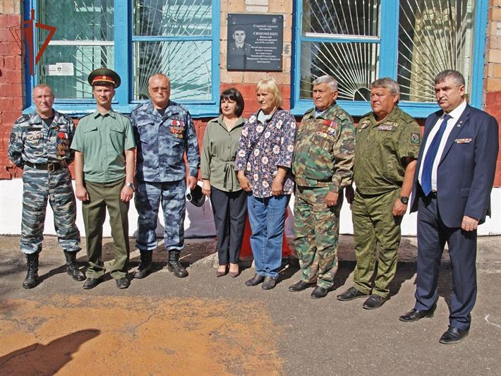 Увековечена память бойца абаканского ОМОН, погибшего при исполнении служебного долга 