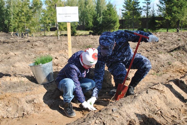 Кировские росгвардейцы поддержали всероссийскую экологическую акцию "Сохраним лес"