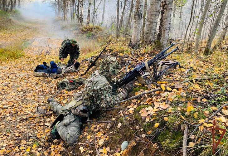 Карельский ОМОН Росгвардии провёл полевой выход